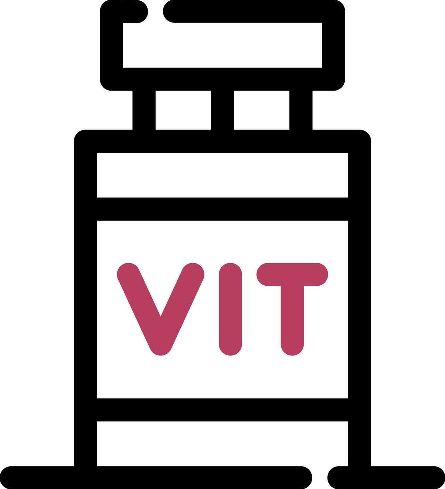 vitamin kreativ ikon design vektor