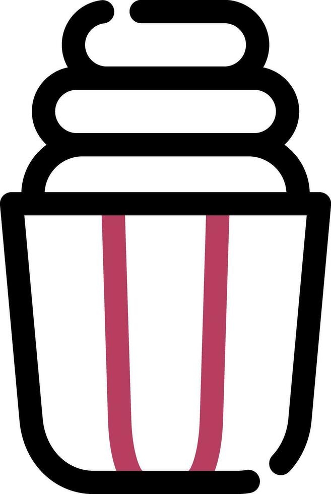 Cupcake kreatives Icon-Design vektor