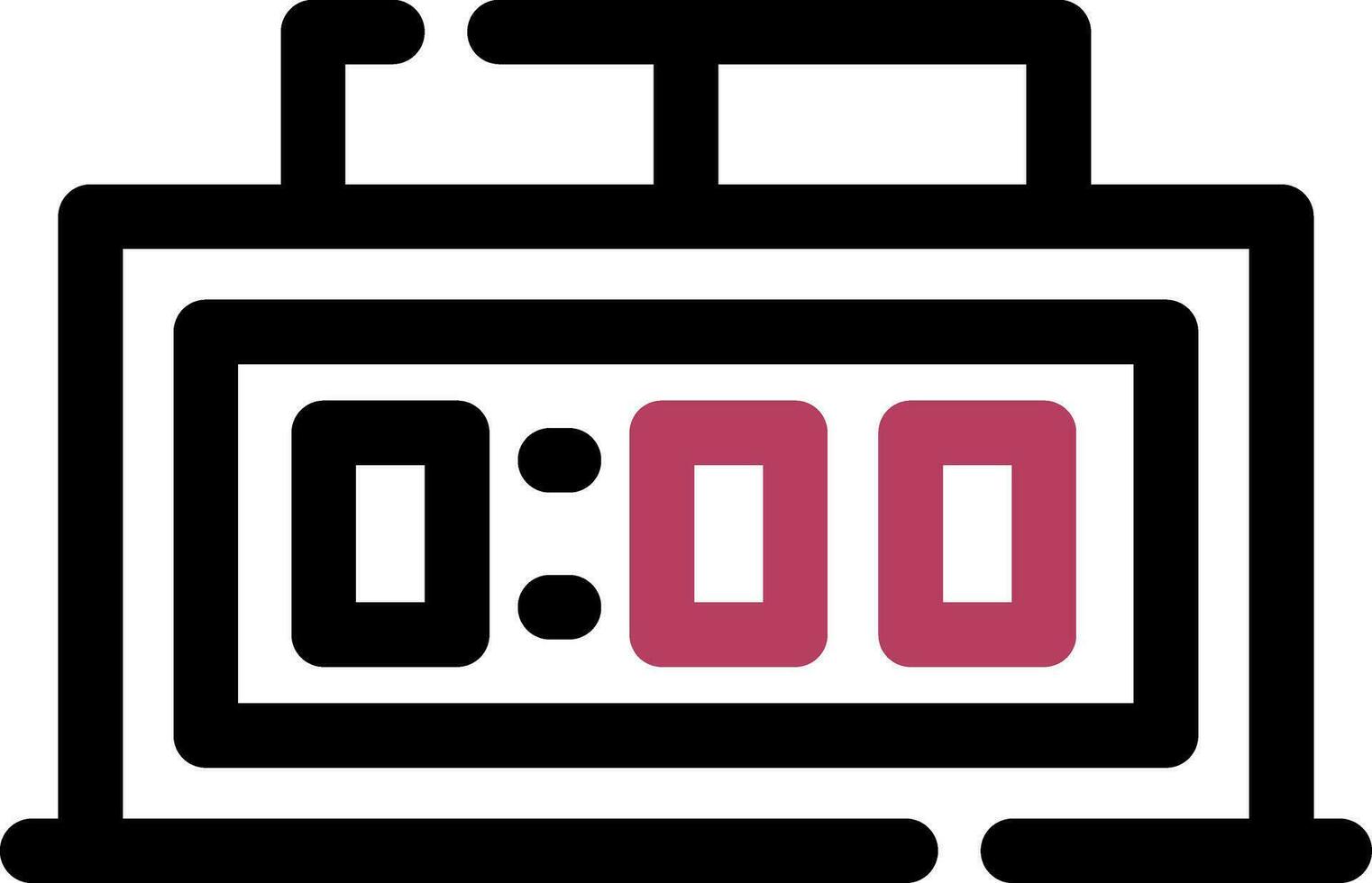 Uhr kreatives Icon-Design vektor