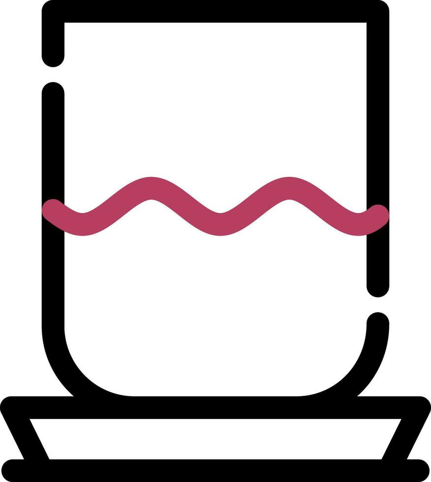 Wasserglas kreatives Icon-Design vektor