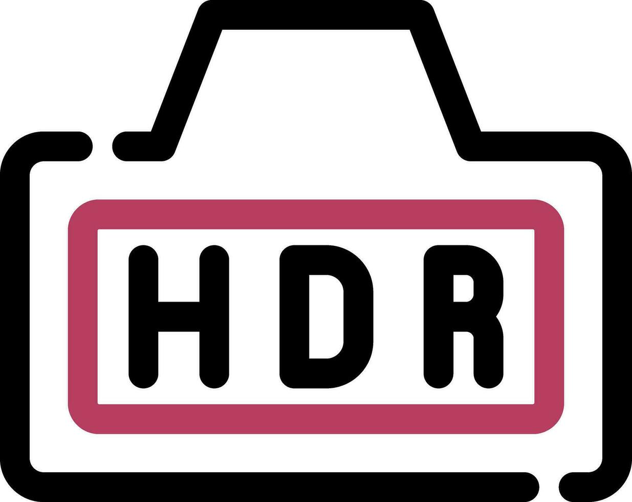 hdr kreativ ikon design vektor