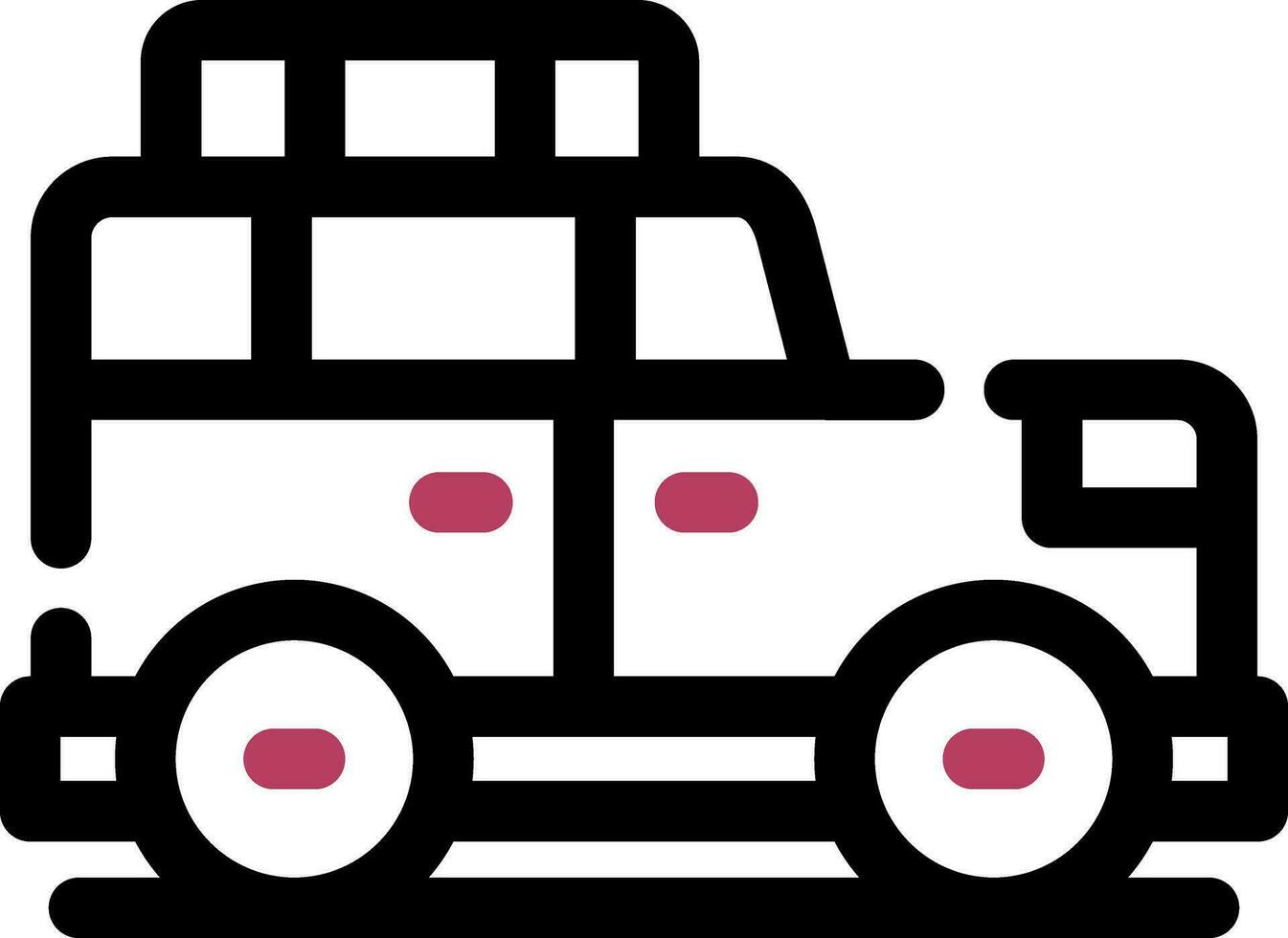 SUV kreatives Icon-Design vektor