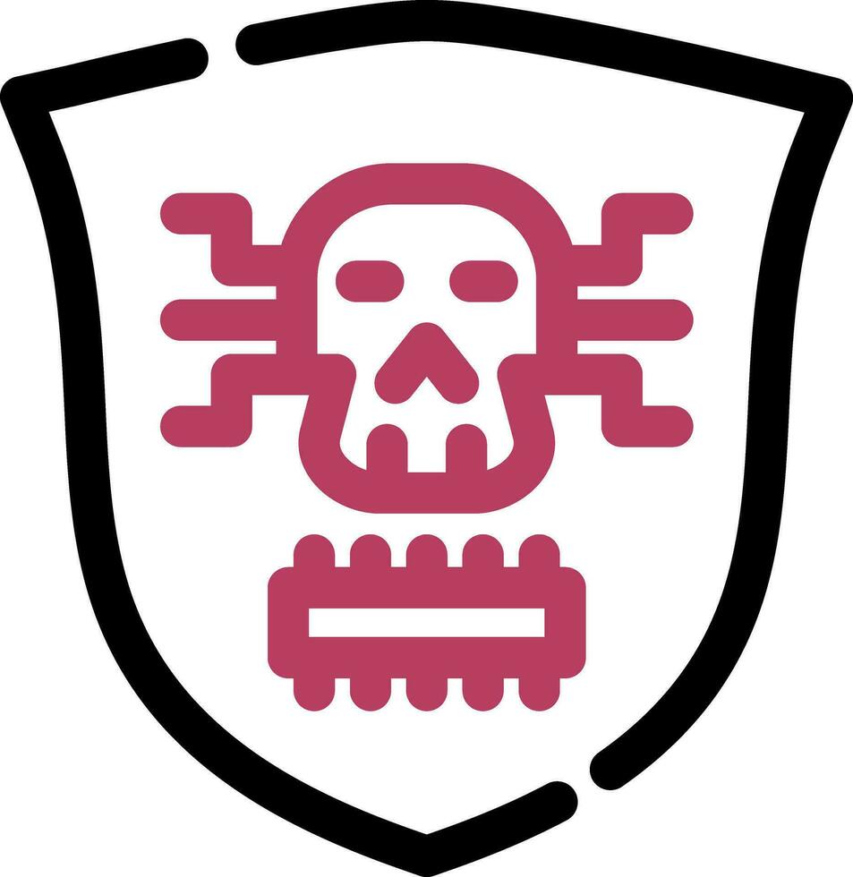 Kreatives Icon-Design für Malware vektor