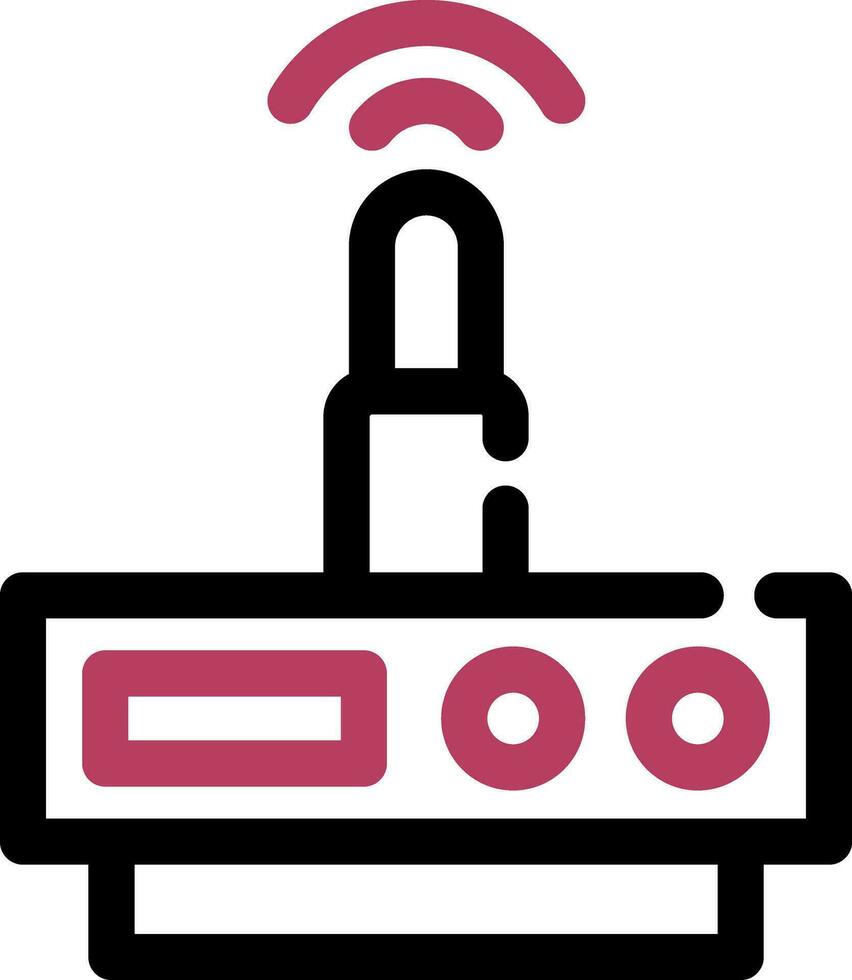 WLAN-Router kreatives Icon-Design vektor