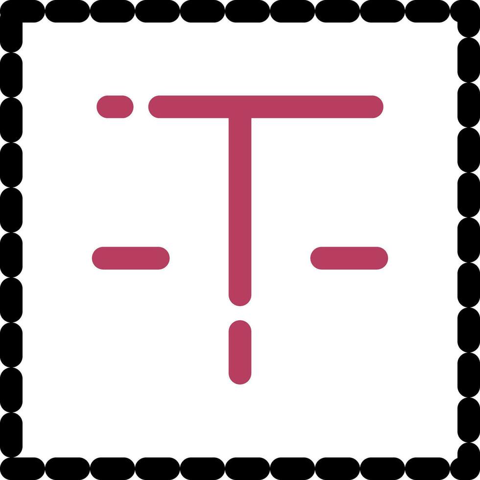 Textfeld kreatives Icon-Design vektor