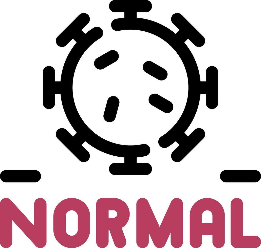 Neu normal kreativ Symbol Design vektor