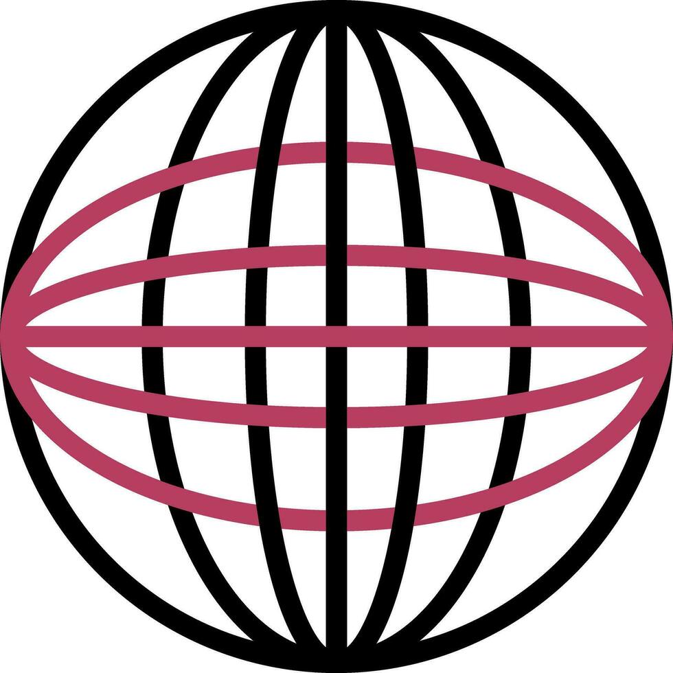 Globus kreativ Symbol Design vektor
