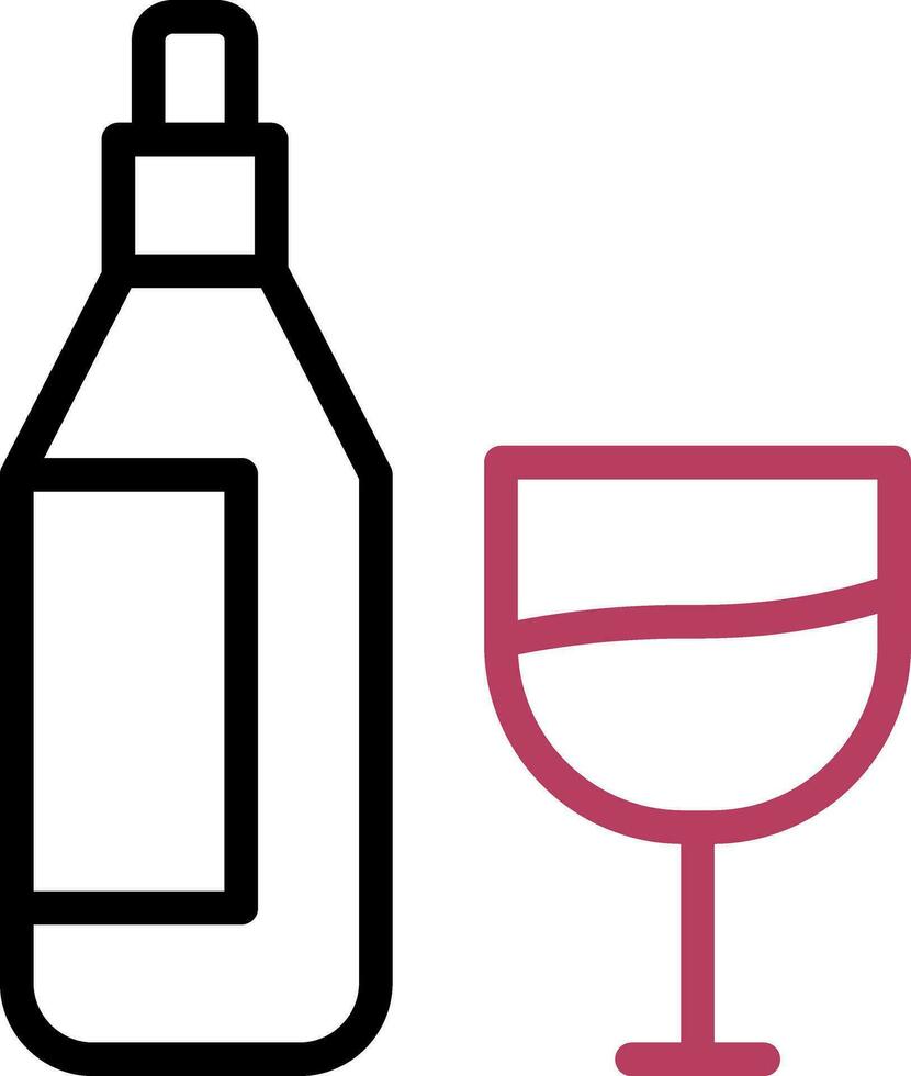 Wein kreatives Icon-Design vektor