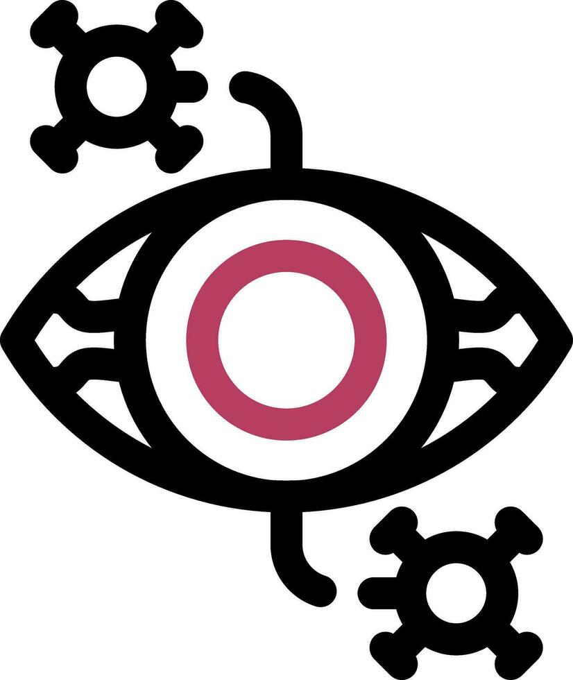 Auge Krankheit kreativ Symbol Design vektor