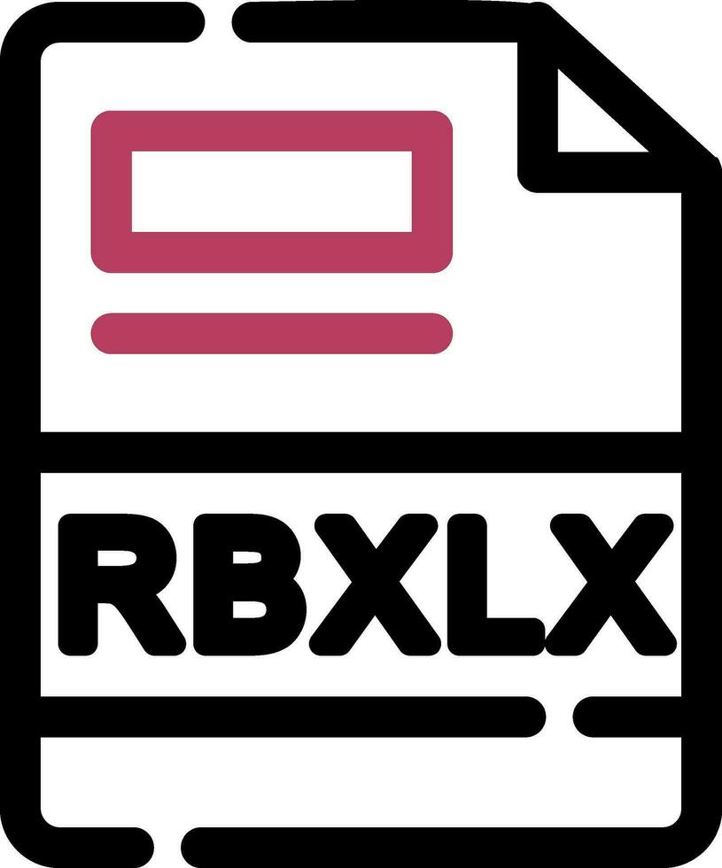 rbxlx kreativ Symbol Design vektor
