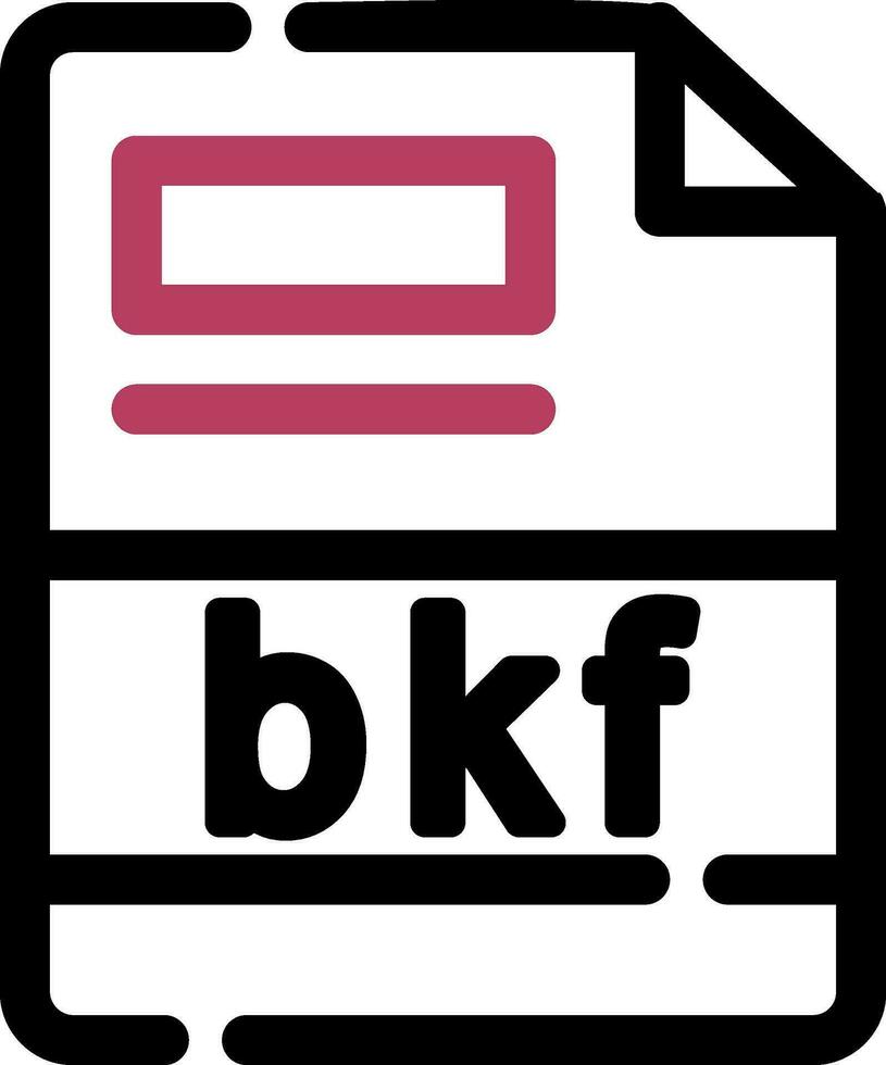 bkf kreativ Symbol Design vektor