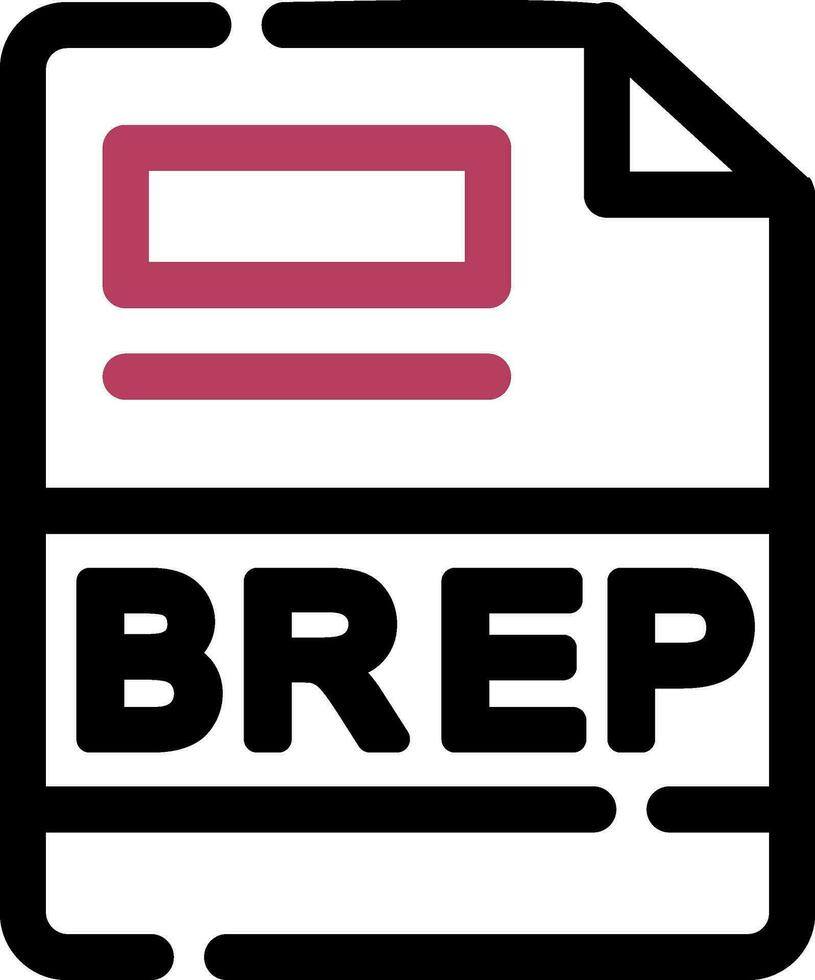 brep kreativ Symbol Design vektor