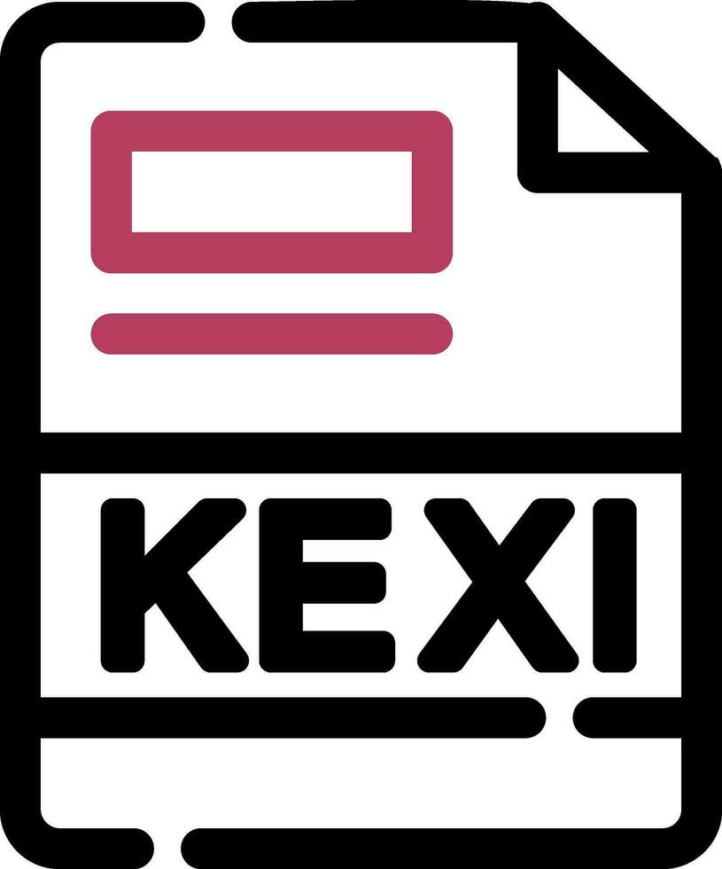 Kexi kreativ Symbol Design vektor