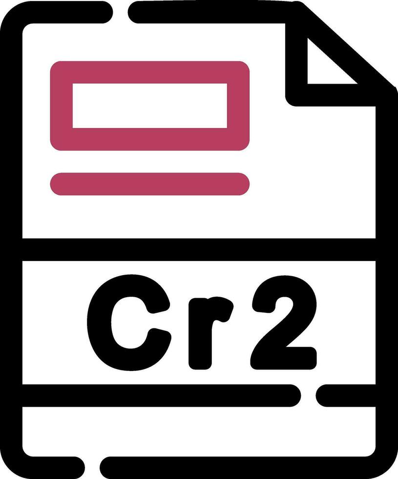 cr2 kreativ Symbol Design vektor