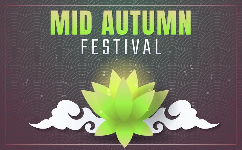 Mid Autumn Festival Vector bakgrund