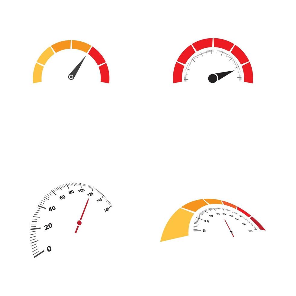 Tachometer-Vektor-Illustration vektor