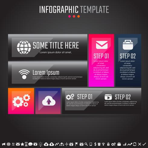 Infographics Design Mall vektor