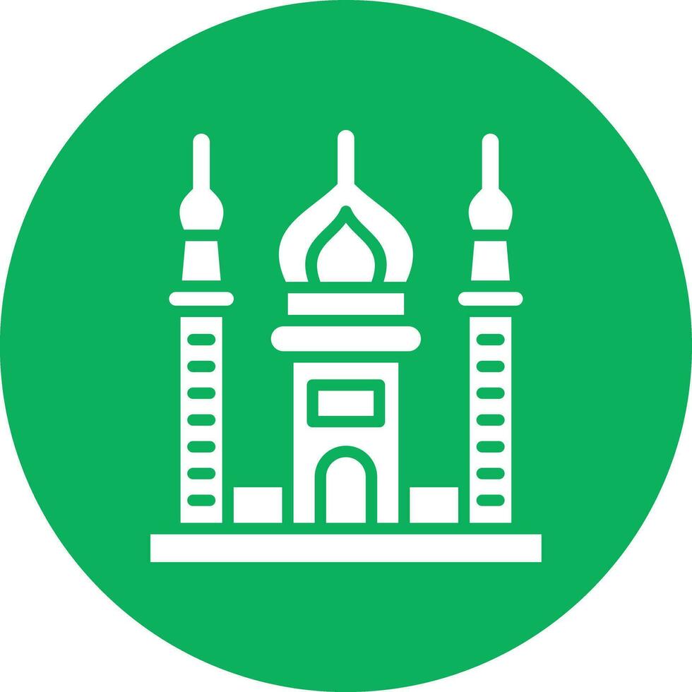 Moschee-Vektor-Icon-Design-Illustration vektor