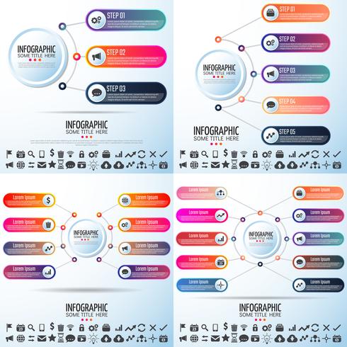 Infographics Design Mall vektor