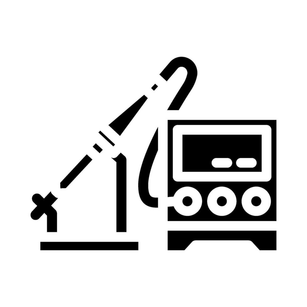 elektronisk verktyg elektronik glyf ikon vektor illustration