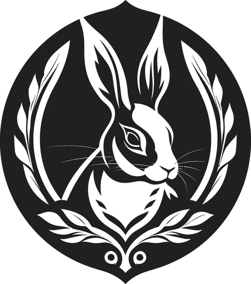 schwarz Hase Vektor Logo ein kreativ und einzigartig Logo zum Ihre Organisation schwarz Hase Vektor Logo ein Fett gedruckt und auffällig Logo zum Ihre Marke