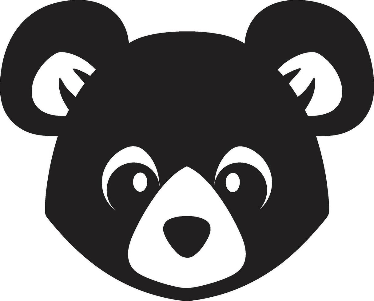 Augen von das Baum Hugger minimal Logo Koalas Flaum im Vektor bilden