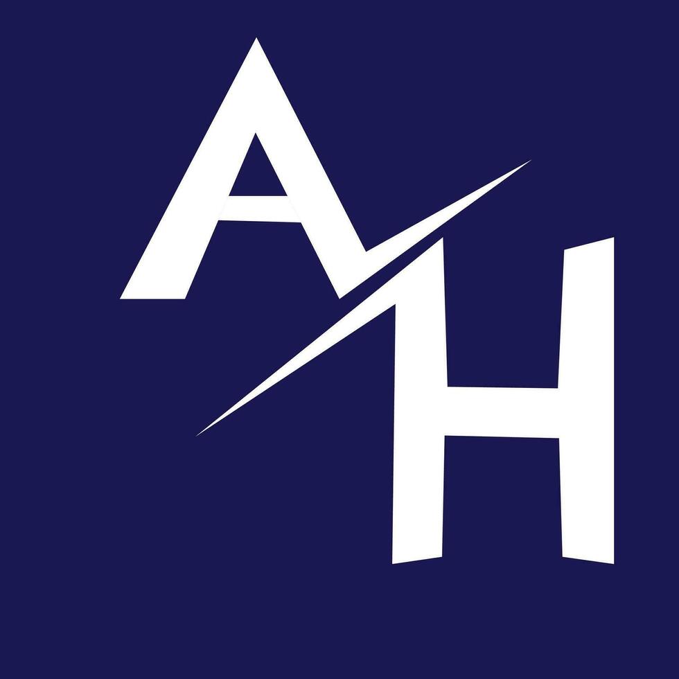 de logotyp för en företag kallad ahh vektor