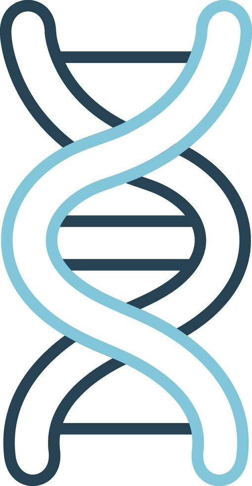 DNA-Strang-Vektor-Symbol vektor