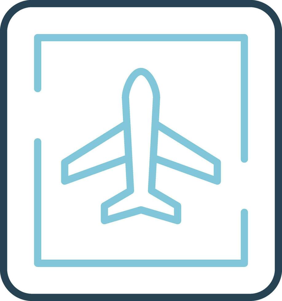 Flughafen Zeichen Vektor Symbol