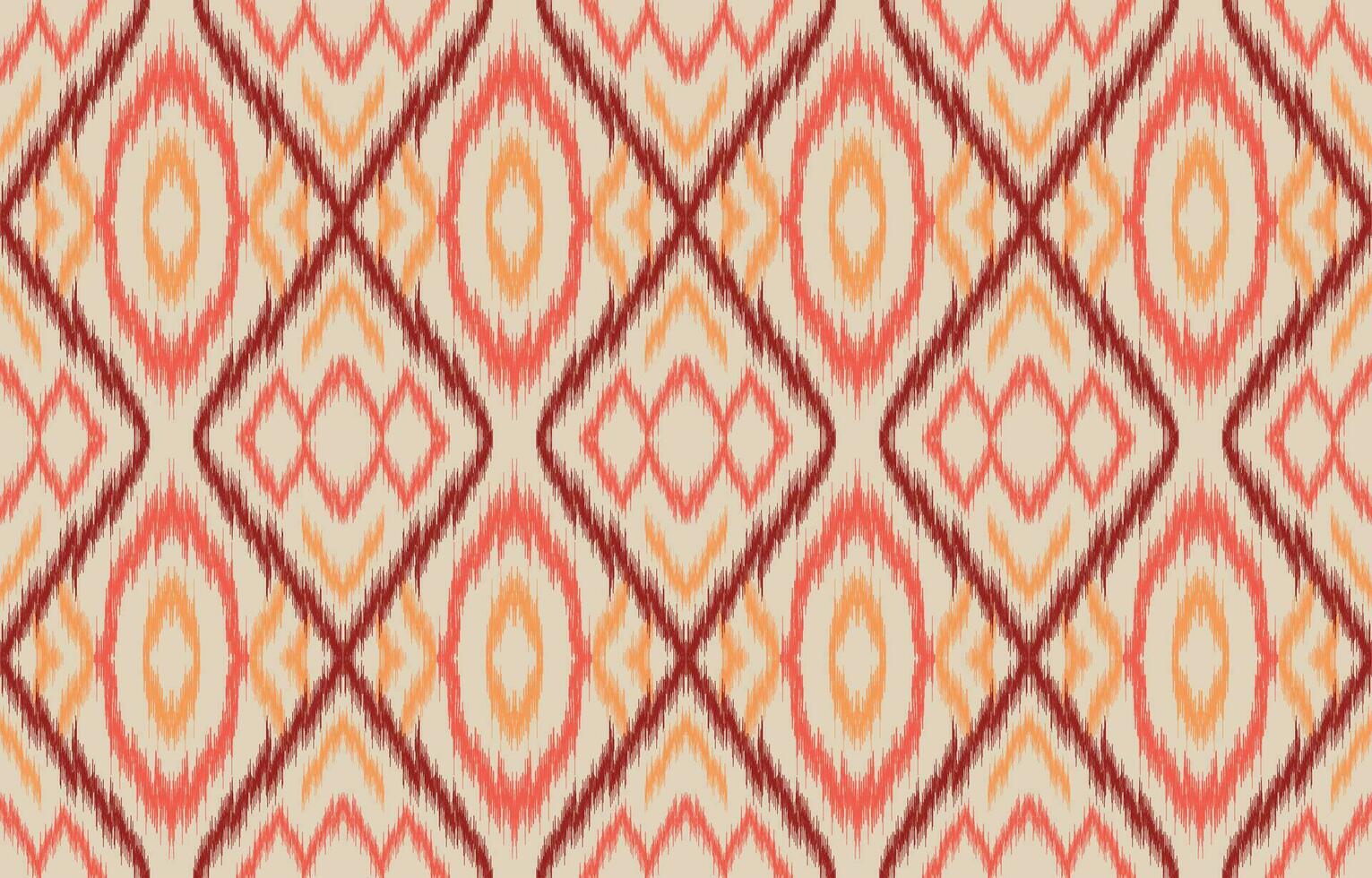 ethnisch abstrakt Ikat Kunst. aztekisch Ornament drucken. geometrisch ethnisch Muster nahtlos Farbe orientalisch. Design zum Hintergrund ,Vorhang, Teppich, Hintergrund, Kleidung, Verpackung, Batik, Vektor Illustration.