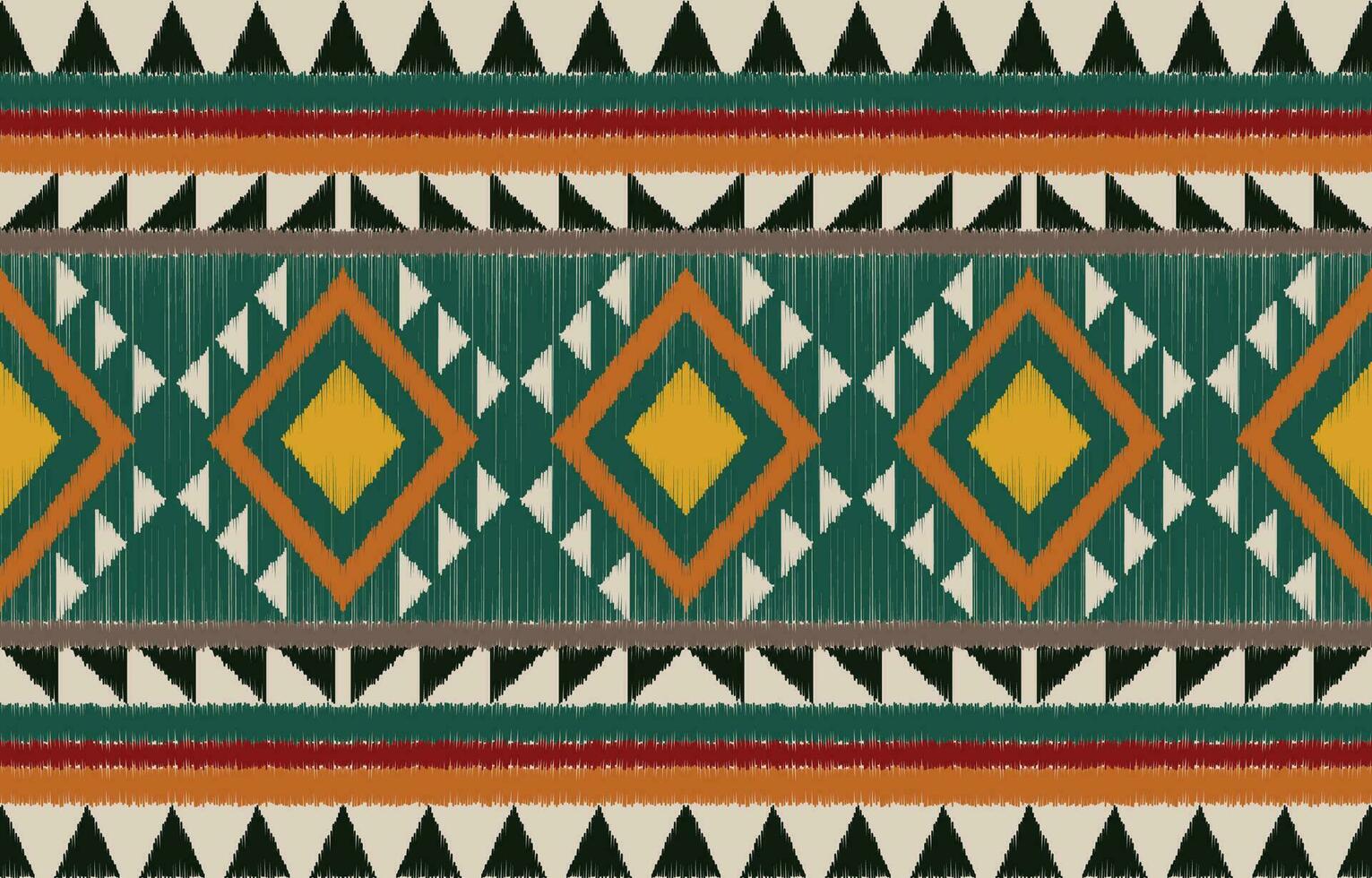 ethnisch abstrakt Ikat Kunst. aztekisch Ornament drucken. geometrisch ethnisch Muster nahtlos Farbe orientalisch. Design zum Hintergrund ,Vorhang, Teppich, Hintergrund, Kleidung, Verpackung, Batik, Vektor Illustration.