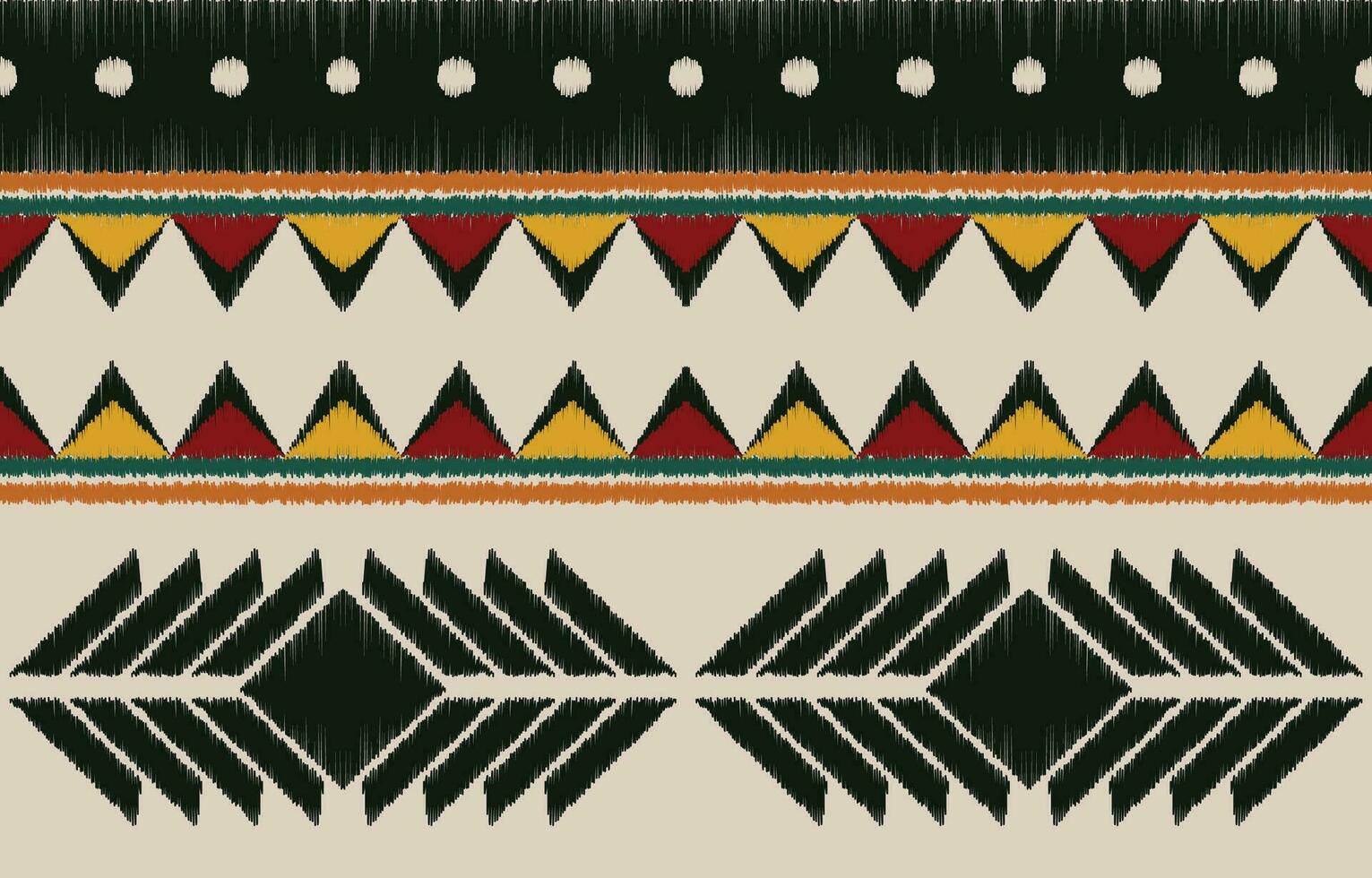 etnisk abstrakt ikat konst. aztec prydnad skriva ut. geometrisk etnisk mönster sömlös Färg orientalisk. design för bakgrund ,ridå, matta, tapet, Kläder, omslag, batik, vektor illustration.