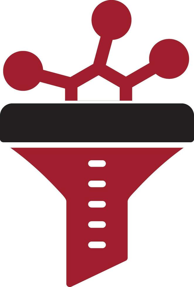 Symbol für Trichtervektor vektor