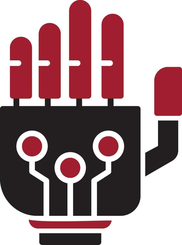 Roboter Hand Vektor Symbol