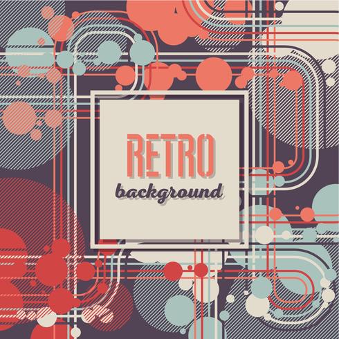 Alte Retro- Weinlesearthintergrund Design-Schablone vektor