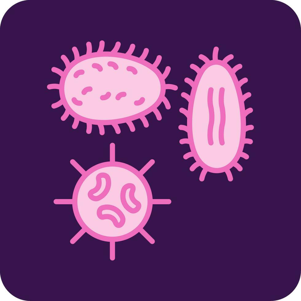 Mikroorganismus Vektor Symbol