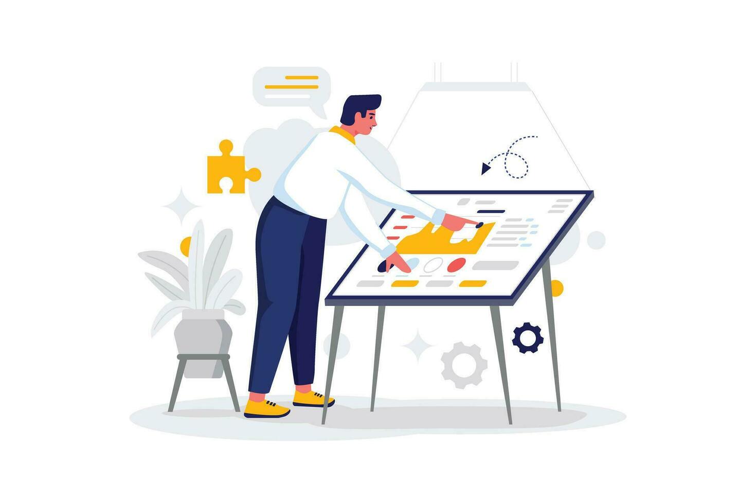 Diagramm Analytik Geschäft Strategie - - eben Vektor