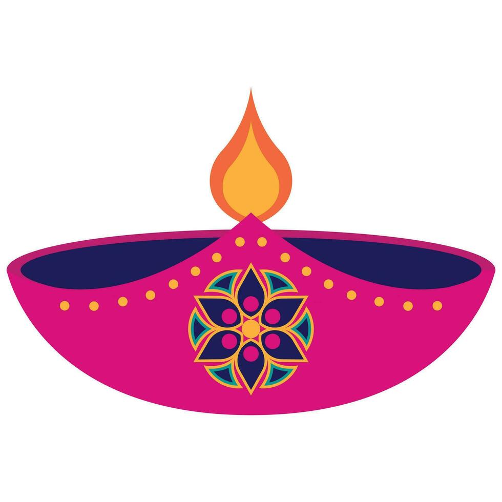 Diwali Thema Symbol Ästhetik, indisch Urlaub Feier Diwali vektor