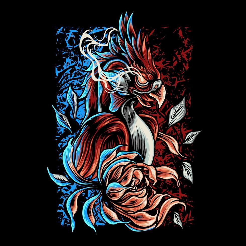 die phoenix-illustration vektor