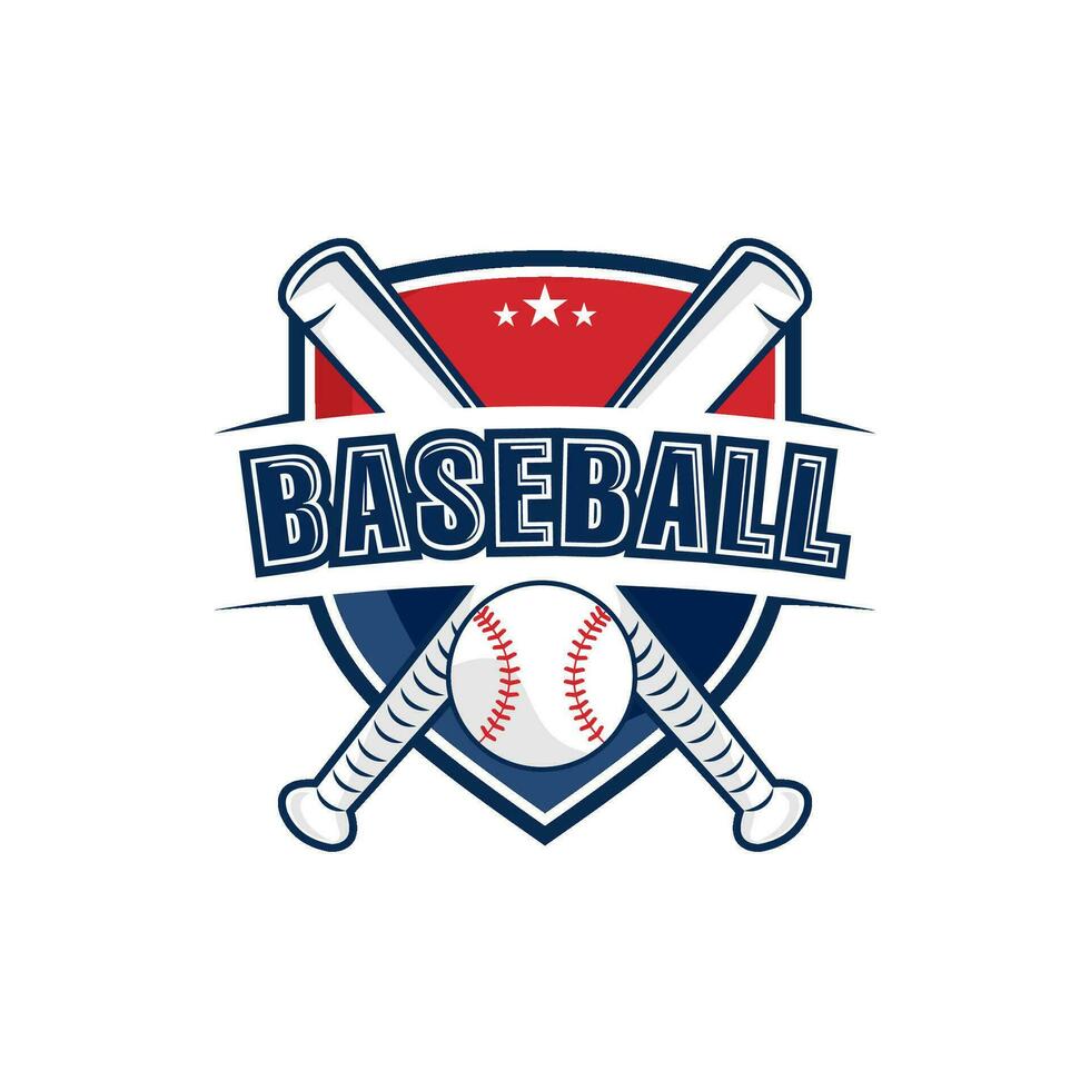 Fachmann Baseball Vorlage Logo Design, Baseball Logo Vektor Symbol