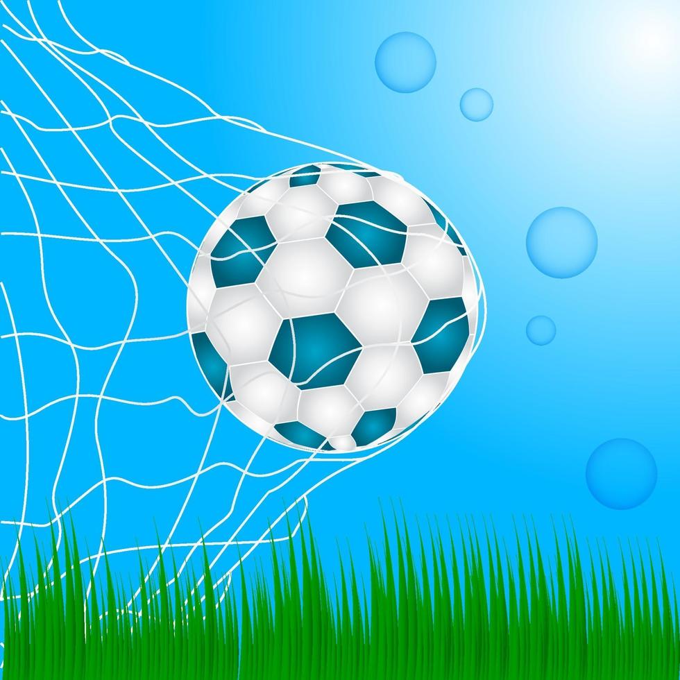 fotbollsdesign för bakgrundsreklam vektor