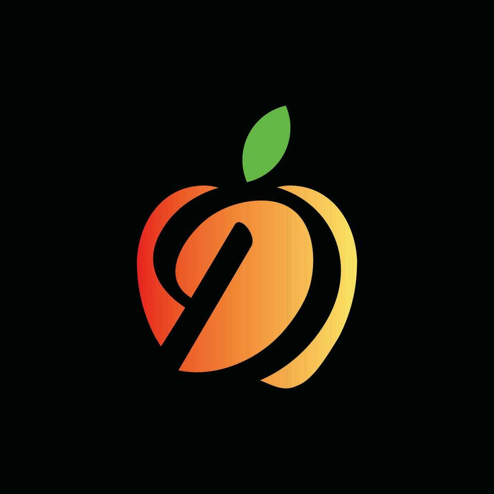 abstrakt Brief d Apfel Logo Vorlage, Vektor Logo zum Geschäft und Unternehmen Identität