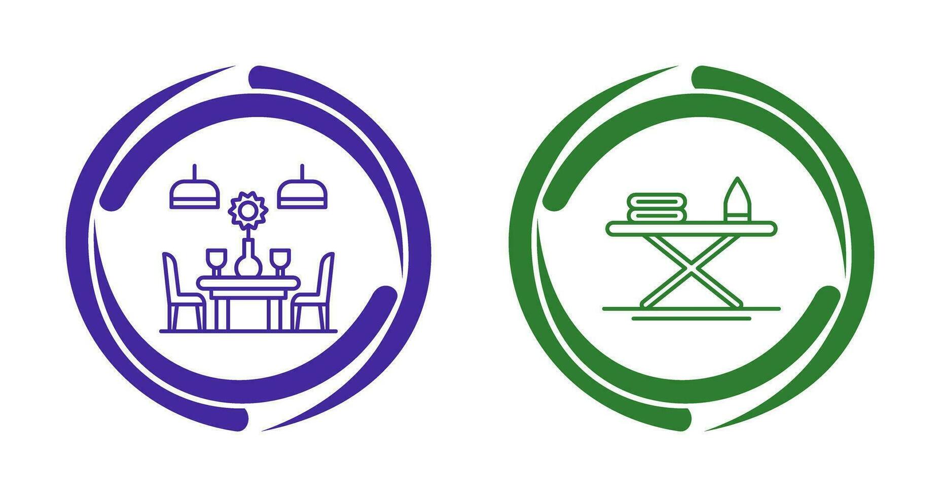 Eisen Tafel und Tabelle Symbol vektor