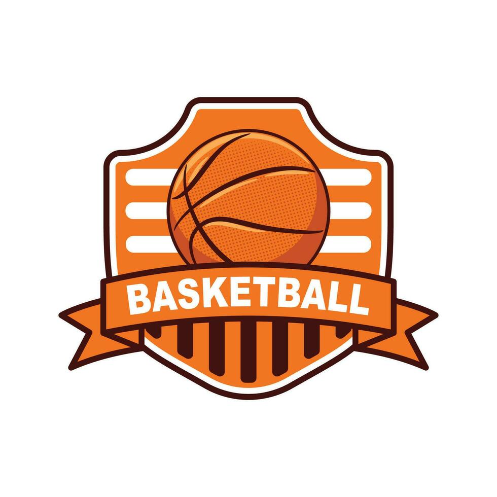 Basketball Verein Logo. Basketball Sport Verein Emblem. Basketball Mannschaft vektor