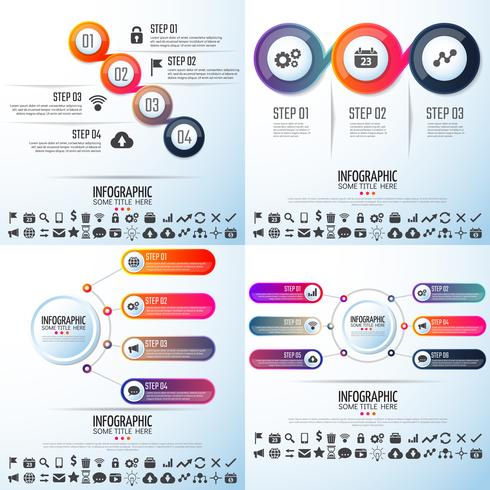 Infographics Design Mall vektor