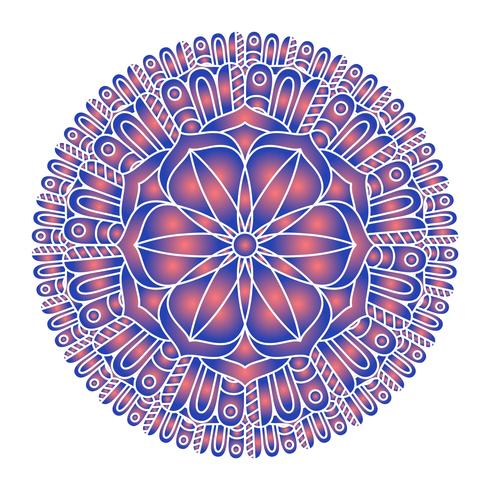 Mandala Ornament Vektorbild vektor