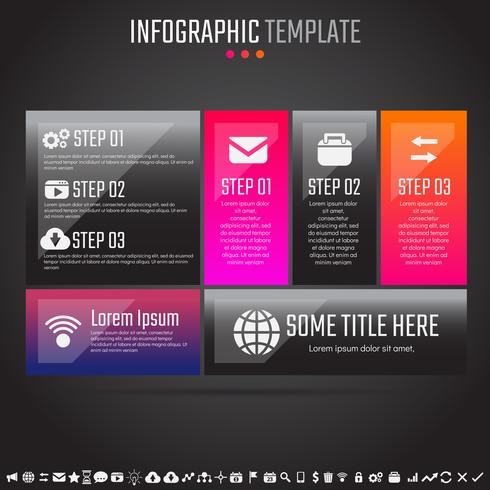 Infographics Design Mall vektor