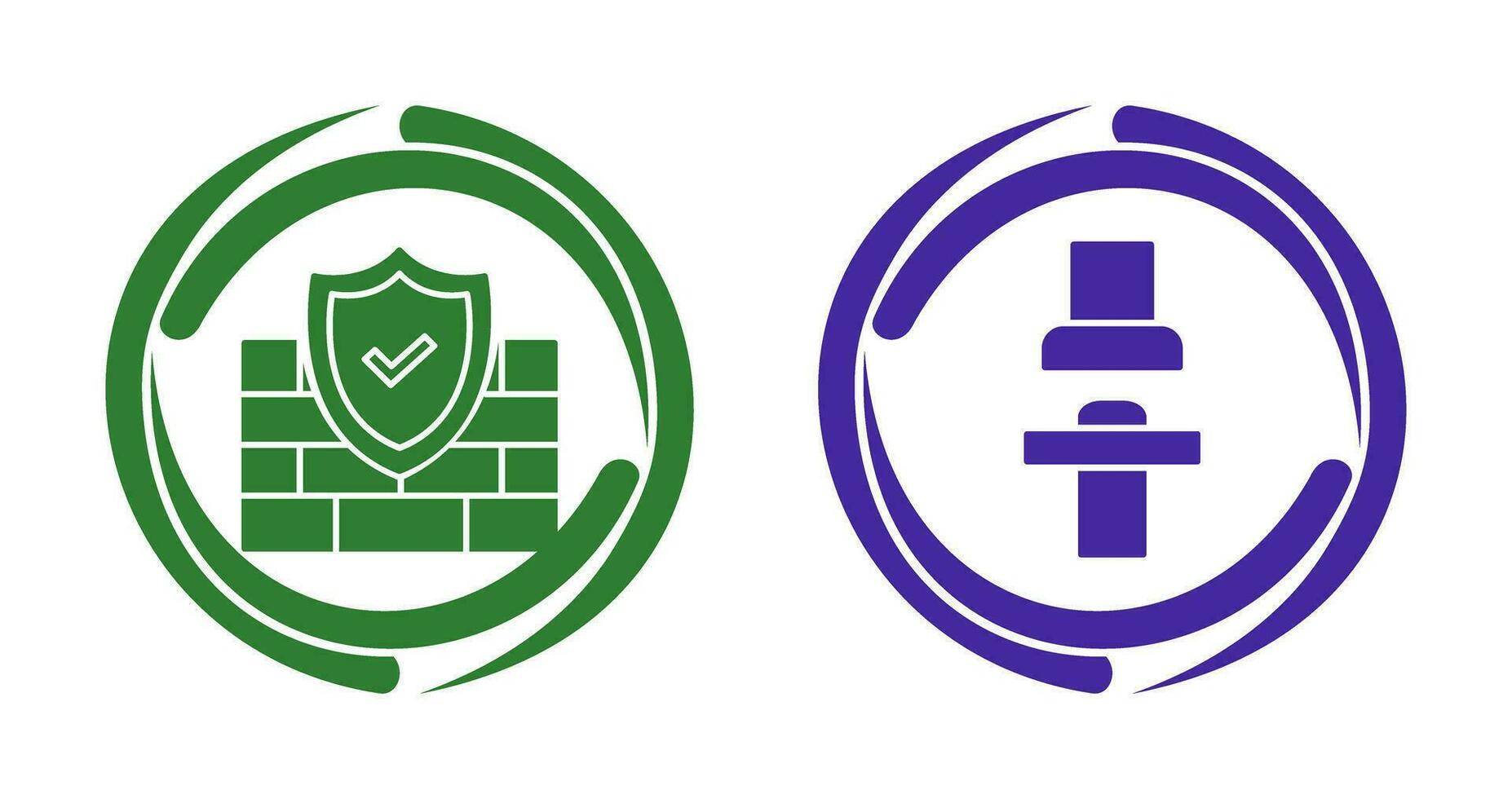 Firewall und Sitz Symbol vektor