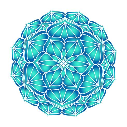 Mandala Ornament Vektorbild vektor