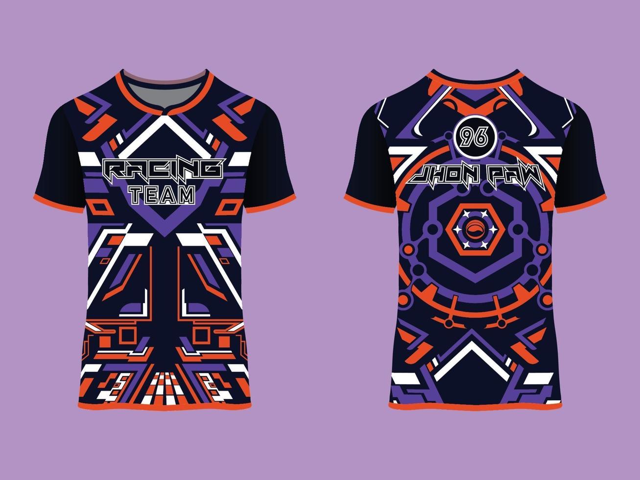 Sportkleidung abstraktes Renndesign vektor